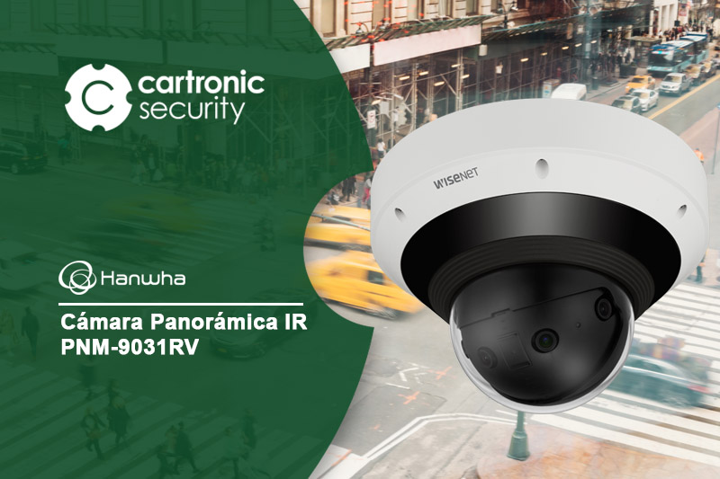 Principales características de la nueva cámara panorámica IR Hanwha Vision