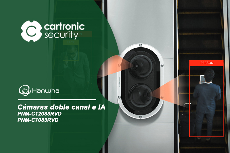 Nuevas cámaras de Hanwha Vision con doble canal e IA