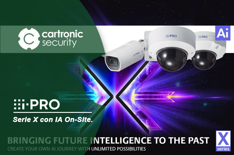 i-PRO Serie X, línea de cámaras con IA y aprendizaje in situ